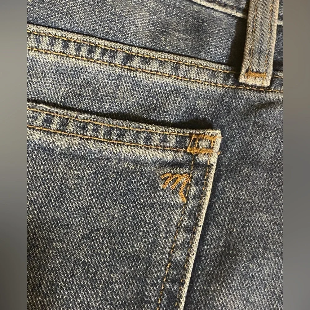 Madewell Dad Jean Denim Button Front Shorts - Size 27 - Picture 9 of 9